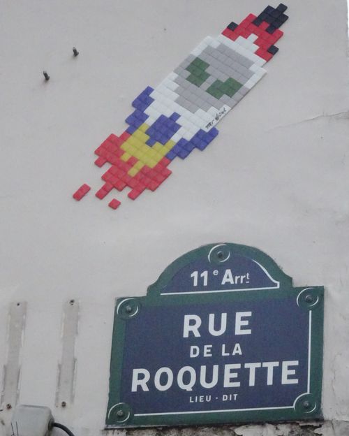DSC01308 Invader Rakete rue de la Roquette