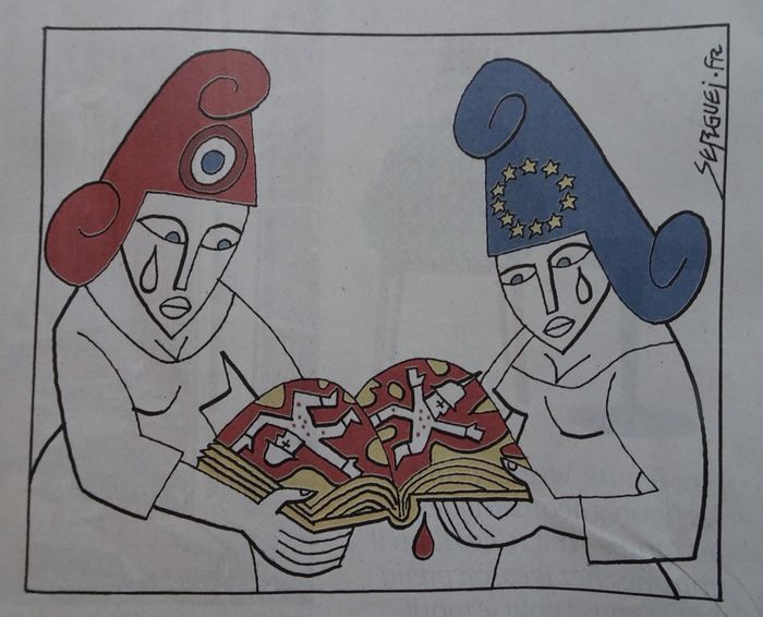 DSC02810 Karikatur Le Monde