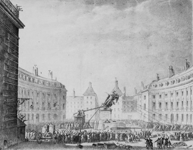 destruction-statue-place-des-victoires